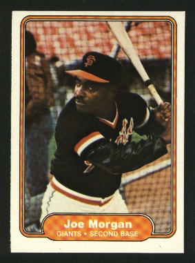 1982 Fleer #397 Joe Morgan