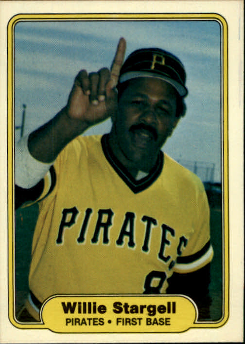 1966 Topps #255 Willie Stargell Pittsburgh Pirates Baseball Card Ex/Mt