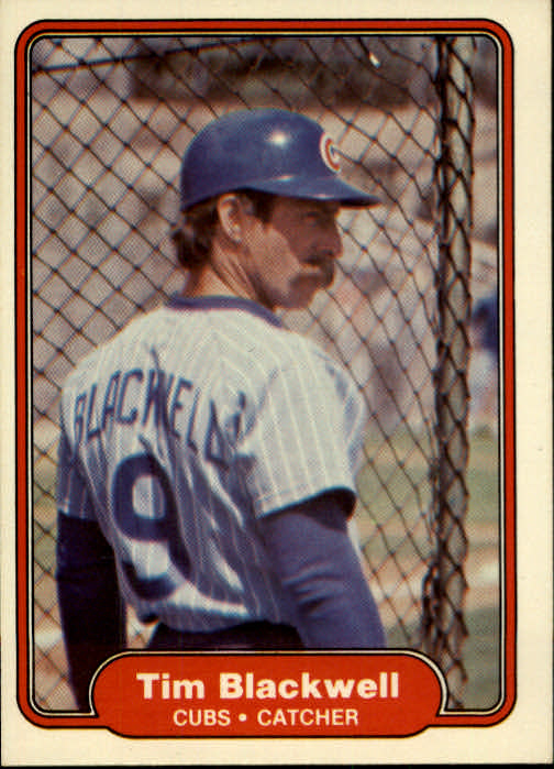 1982 Fleer #587 Tim Blackwell