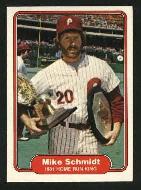 1982 Fleer #637 Mike Schmidt/Home Run King