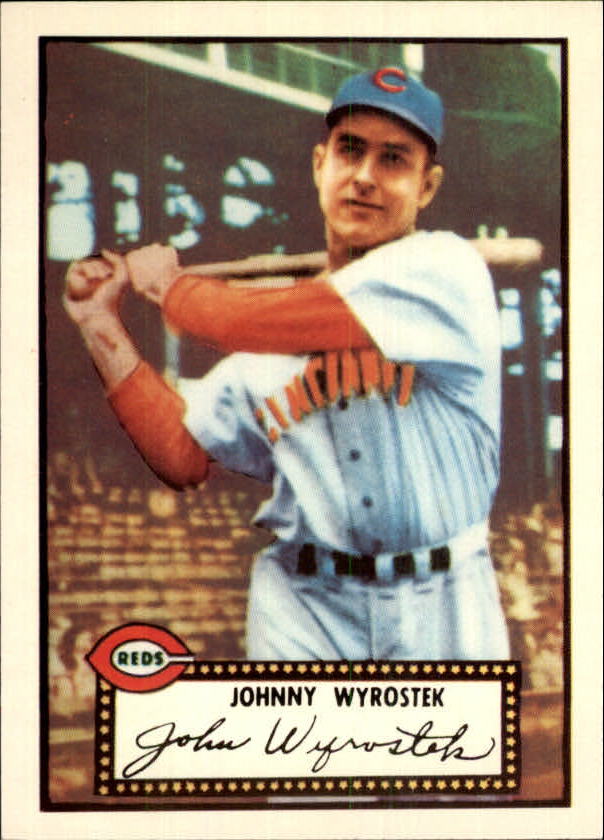 1983 Topps 1952 Reprint #13 Johnny Wyrostek