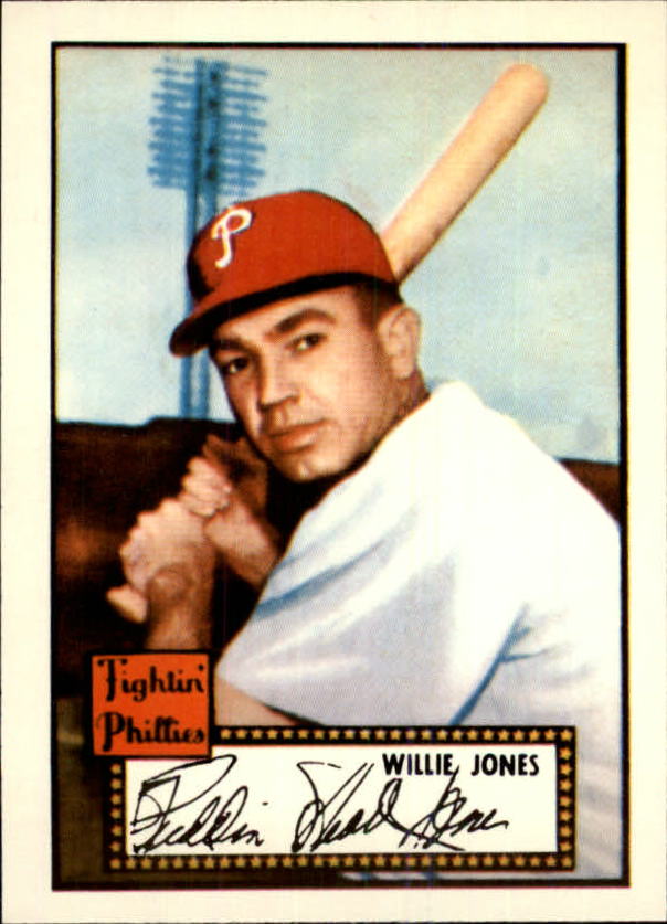 1983 Topps 1952 Reprint #47 Willie Jones