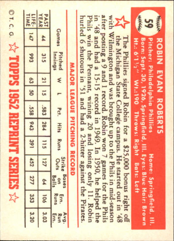1983 Topps Baseball 1952 Reprint (#1-200) Singles - You Choose - Picture 115 of 387