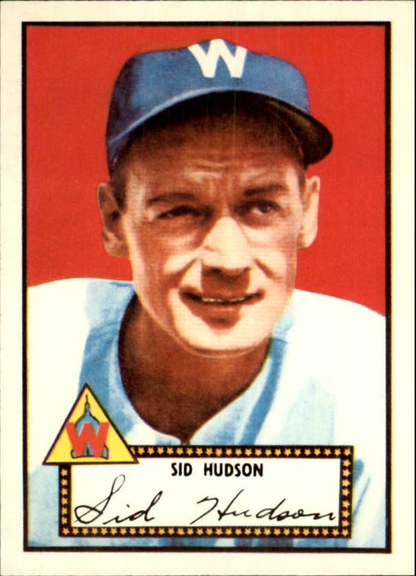 1983 Topps 1952 Reprint #60 Sid Hudson