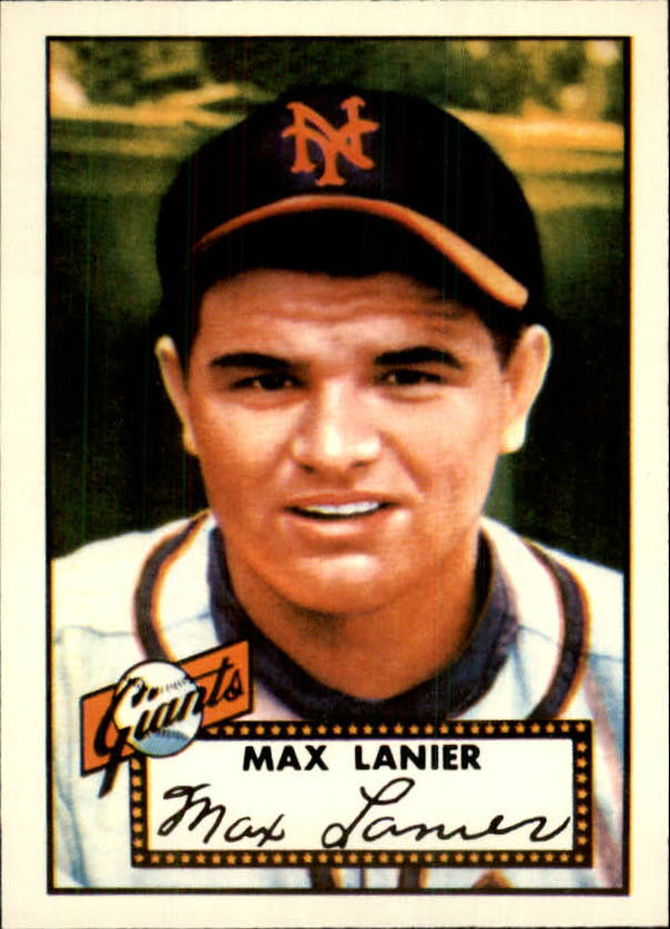1983 Topps 1952 Reprint #101 Max Lanier