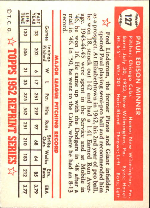 1983 Topps Baseball 1952 Reprint (#1-200) Singles - You Choose - Picture 249 of 387