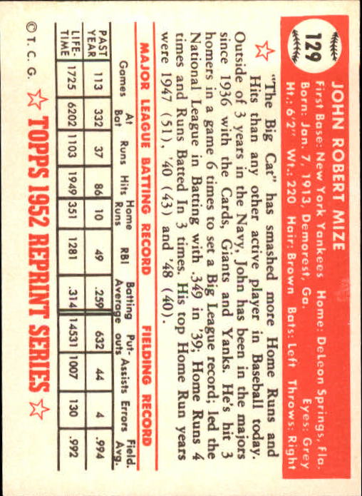 1983 Topps Baseball 1952 Reprint (#1-200) Singles - You Choose - Picture 253 of 387