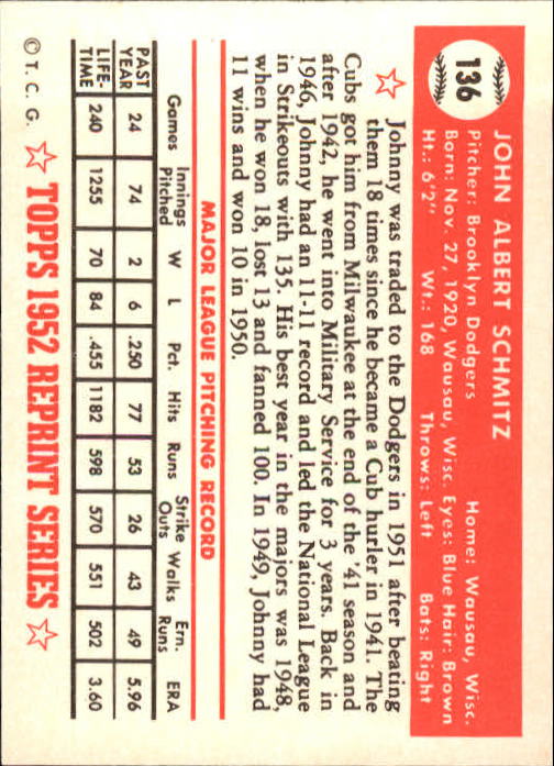 1983 Topps Baseball 1952 Reprint (#1-200) Singles - You Choose - Picture 267 of 387