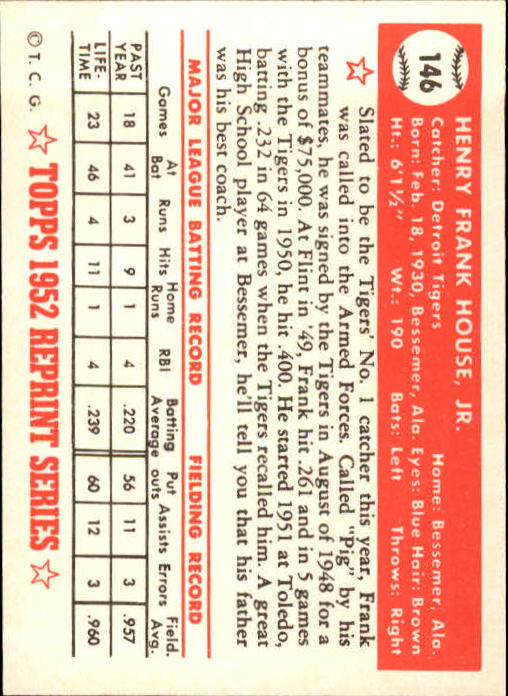 1983 Topps Baseball 1952 Reprint (#1-200) Singles - You Choose - Picture 287 of 387