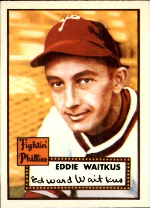 1983 Topps 1952 Reprint #158 Eddie Waitkus