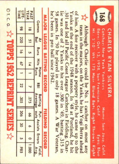 1983 Topps Baseball 1952 Reprint (#1-200) Singles - You Choose - Picture 329 of 387