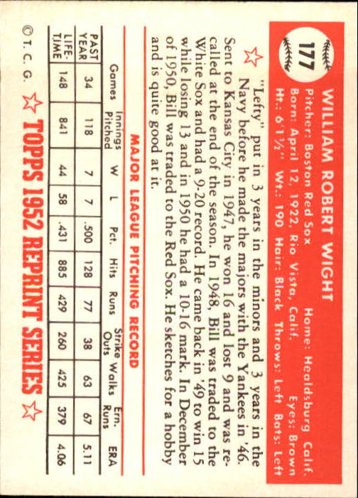 1983 Topps Baseball 1952 Reprint (#1-200) Singles - You Choose - Picture 345 of 387