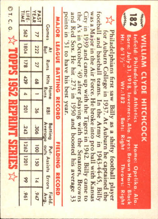 1983 Topps Baseball 1952 Reprint (#1-200) Singles - You Choose - Picture 355 of 387