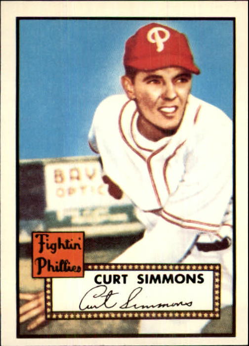 1983 Topps 1952 Reprint #203 Curt Simmons