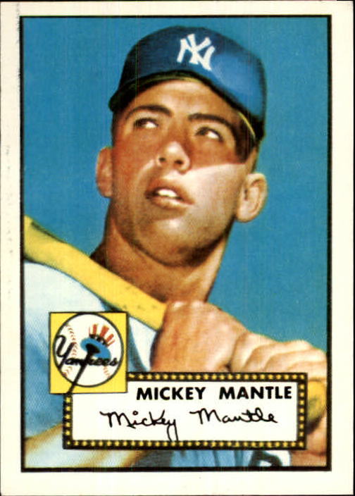 1952 Bowman Mickey Mantle Reprint Rookie Card