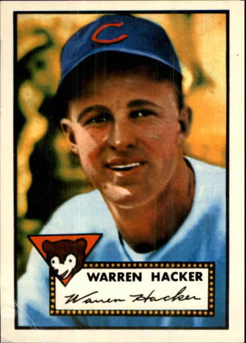 1983 Topps 1952 Reprint #324 Warren Hacker