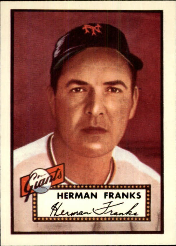 1983 Topps 1952 Reprint #385 Herman Franks CO
