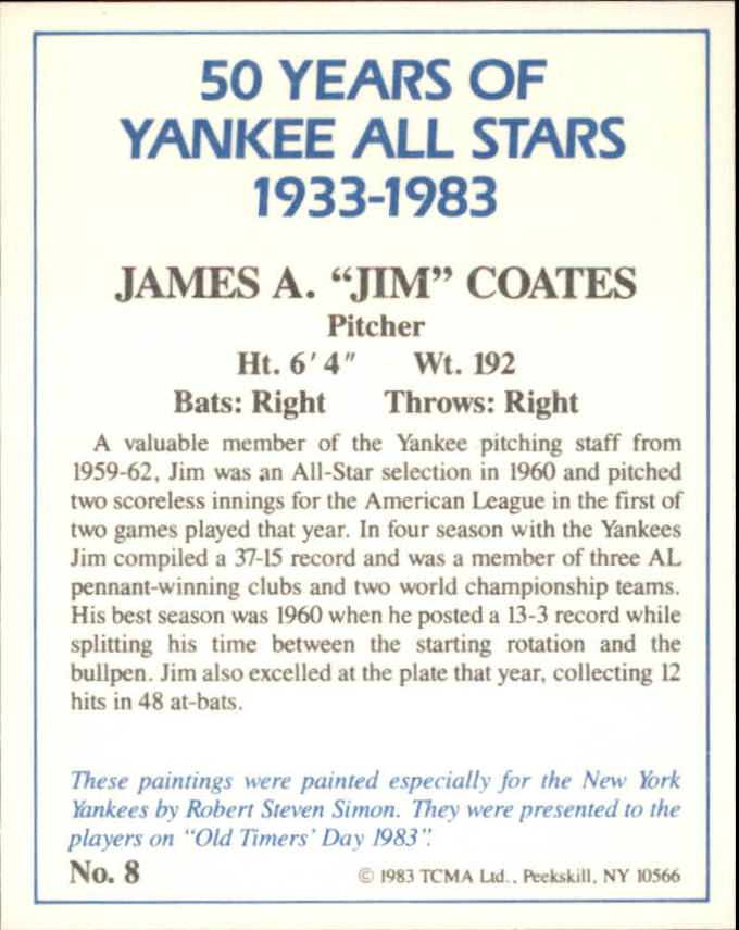 B6568- 1983 Yankees A-S 50 Años Tarjetas 1-50 -Tú eliges- 15+ ENVÍO GRATUITO A EE. UU. - Imagen 21 de 103