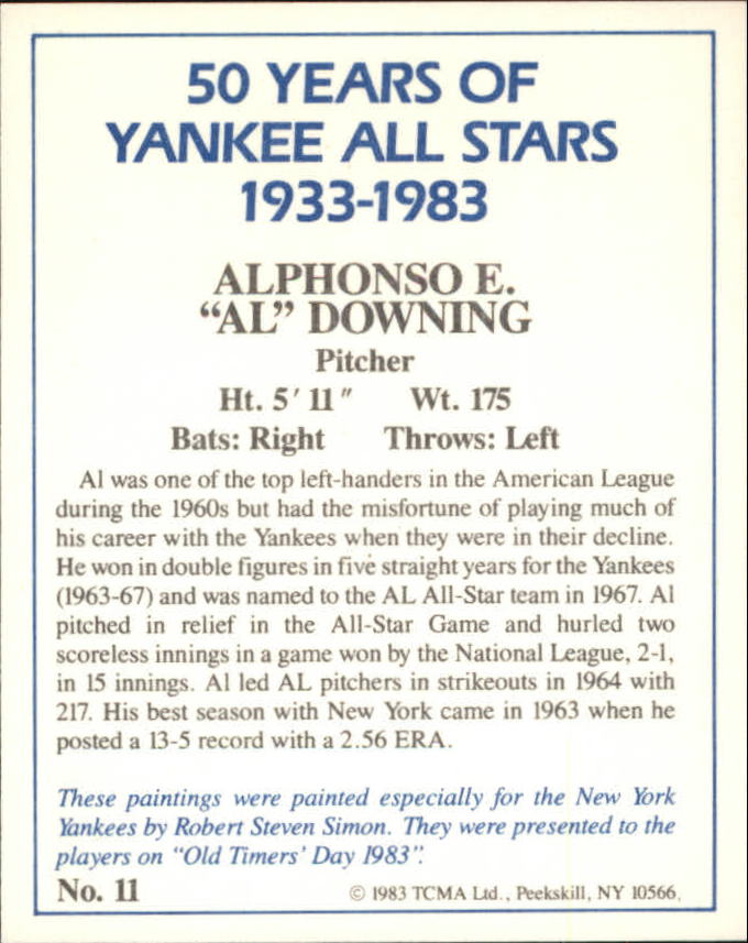 B6568- 1983 Yankees A-S 50 Años Tarjetas 1-50 -Tú eliges- 15+ ENVÍO GRATUITO A EE. UU. - Imagen 27 de 103