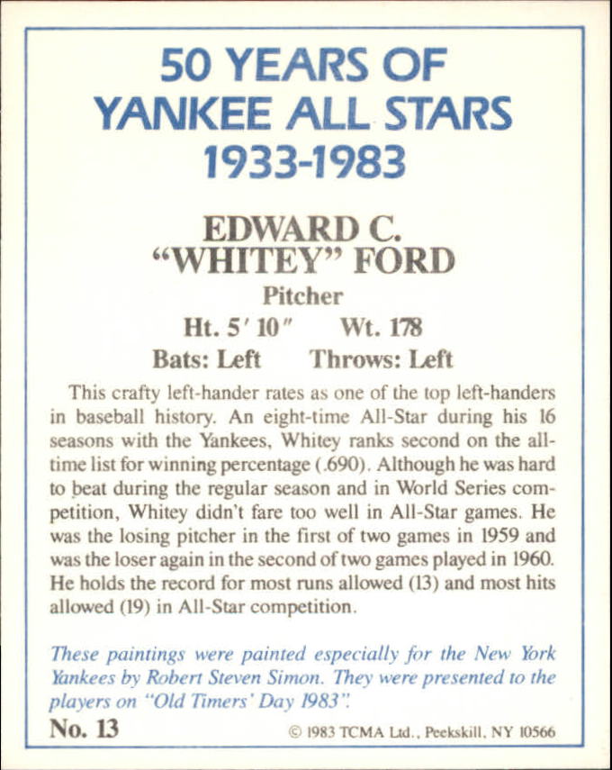 B6568- 1983 Yankees A-S 50 Años Tarjetas 1-50 -Tú eliges- 15+ ENVÍO GRATUITO A EE. UU. - Imagen 31 de 103