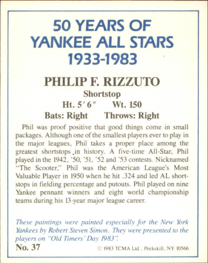 B6568- 1983 Yankees A-S 50 Años Tarjetas 1-50 -Tú eliges- 15+ ENVÍO GRATUITO A EE. UU. - Imagen 79 de 103