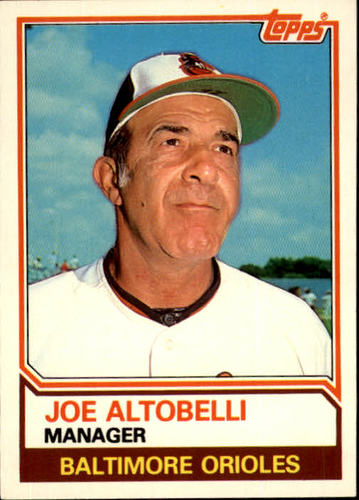 1983 Topps Traded #3T Joe Altobelli MG
