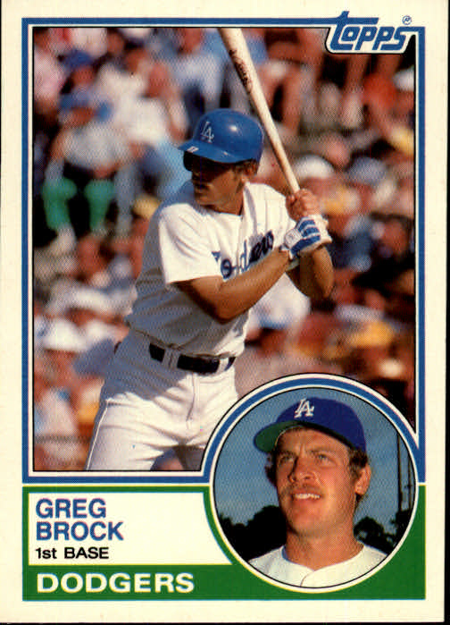1983 Topps Traded #14T Greg Brock