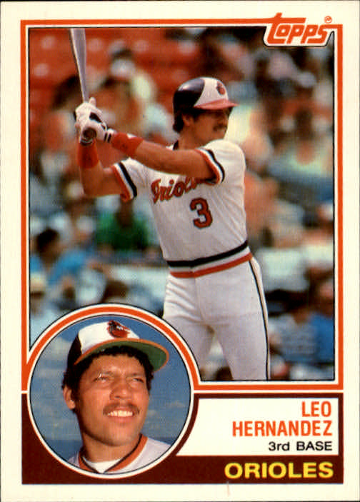 1983 Topps Traded #44T Leo Hernandez