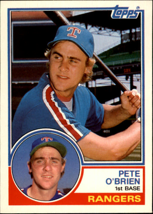 1983 Topps Traded #81T Pete O'Brien XRC