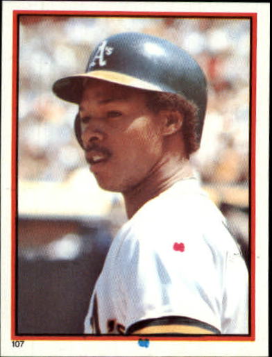 1983 O-Pee-Chee Stickers #107 Dwayne Murphy