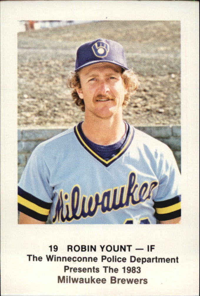 Robin Yount 1982 Milwaukee Brewers Throwback Baseball Jersey