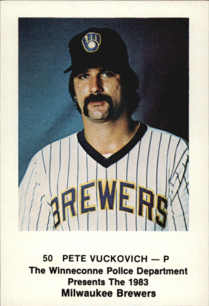 1983 Brewers Police #50 Pete Vuckovich