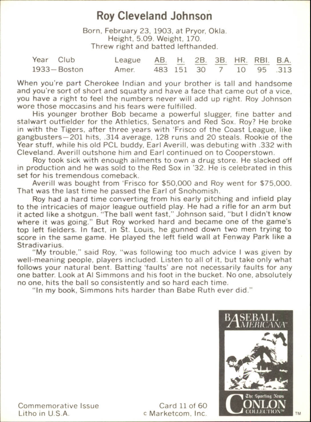 B7621- 1983 Conlon Marketcom Baseball Card #s 1-60 -You Pick- 15+ FREE US SHIP - Picture 23 of 108