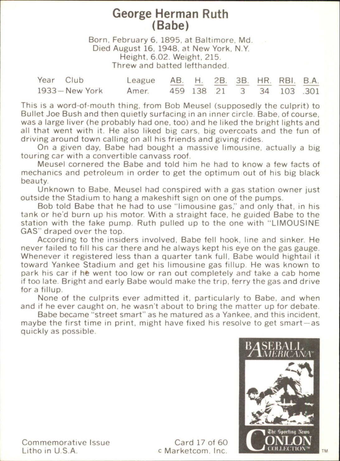 B7621- 1983 Conlon Marketcom Baseball Card #s 1-60 -You Pick- 15+ FREE US SHIP - Picture 35 of 108