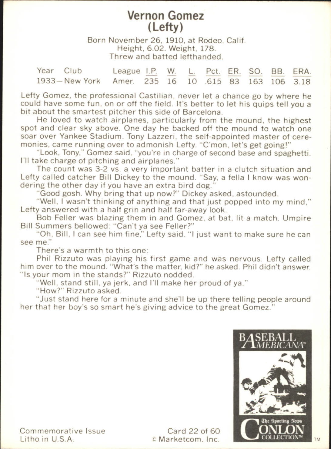 B7621- 1983 Conlon Marketcom Baseball Card #s 1-60 -You Pick- 15+ FREE US SHIP - Picture 45 of 108