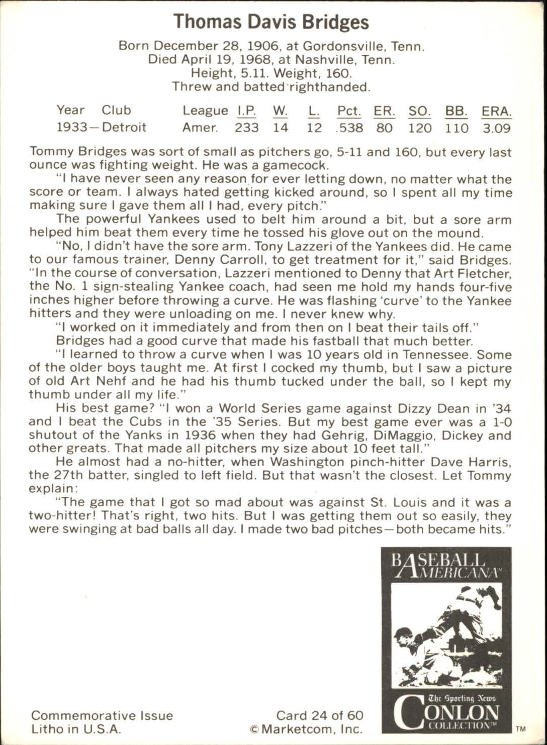 B7621- 1983 Conlon Marketcom Baseball Card #s 1-60 -You Pick- 15+ FREE US SHIP - Picture 49 of 108