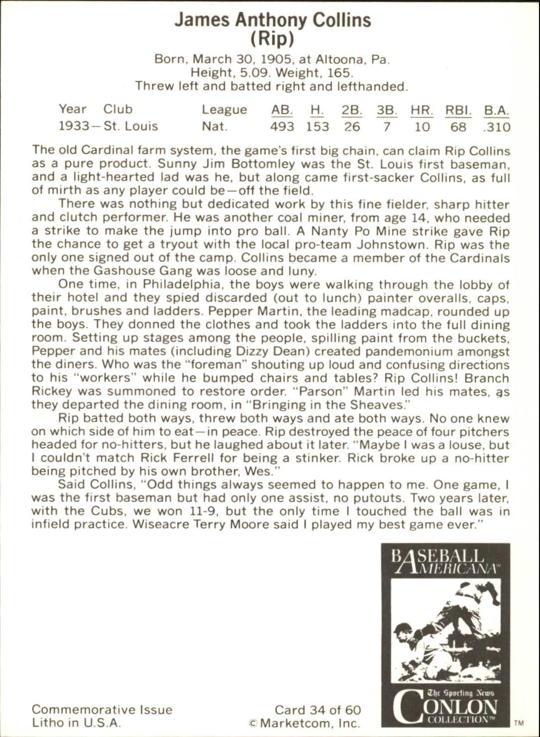 B7621- 1983 Conlon Marketcom Baseball Card #s 1-60 -You Pick- 15+ FREE US SHIP - Picture 57 of 108