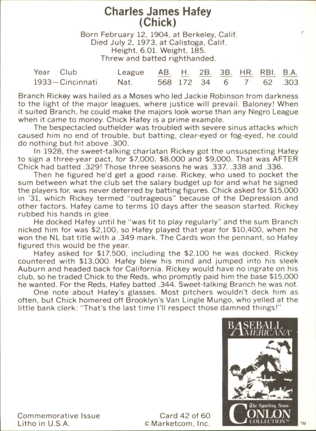 B7621- 1983 Conlon Marketcom Baseball Card #s 1-60 -You Pick- 15+ FREE US SHIP - Picture 73 of 108