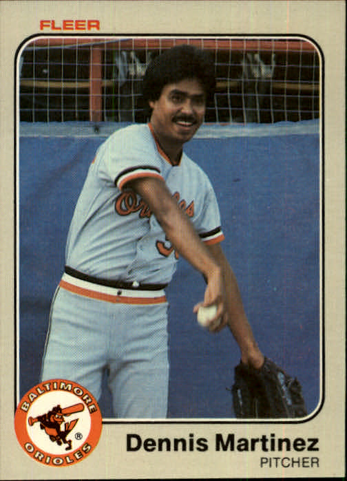 1983 Fleer #64 Dennis Martinez