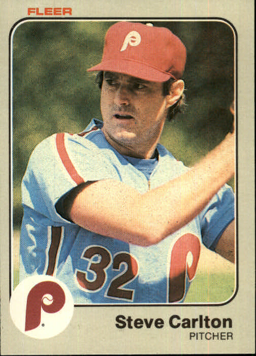 Steve Carlton baseball card (Philadelphia Phillies) 1981 Donruss #33