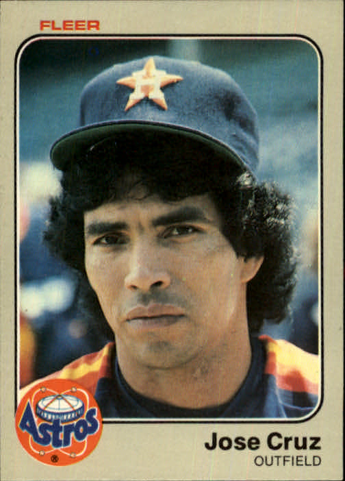 1983 Fleer #446 Jose Cruz