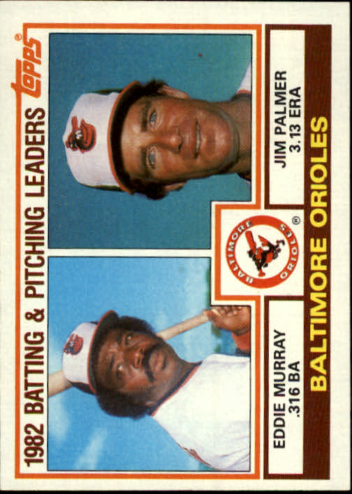 1983 Topps #21 Orioles TL/Murray/Palmer