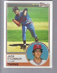 1983 Topps #33 Jack O'Connor