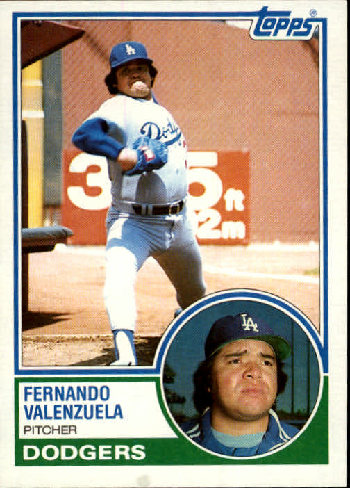 1981 Fleer #140 Fernando Valenzuela UER NM-MT RC Rookie Los Angeles Dodgers  Baseball