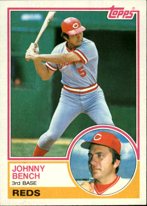 1983 Topps #60 Johnny Bench