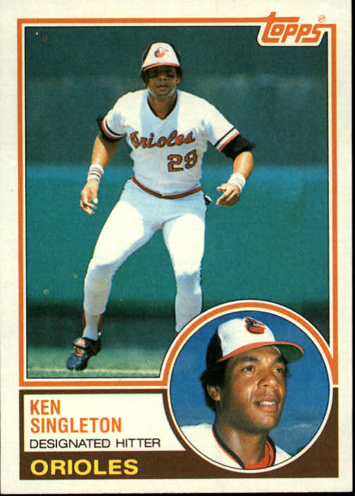 1983 Topps #85 Ken Singleton
