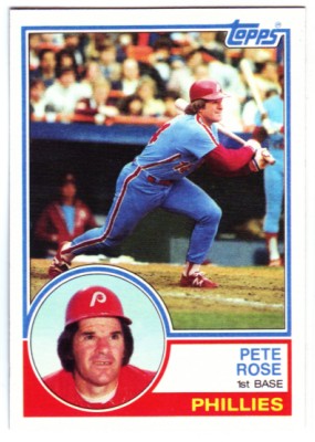 1983 Topps #100 Pete Rose