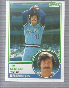 1983 Topps #114 Jim Slaton