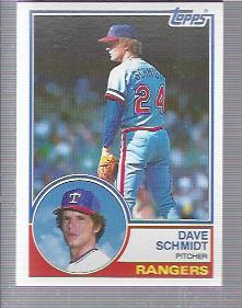 1983 Topps #116 Dave Schmidt