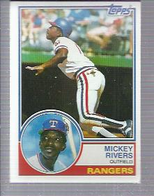 1983 Topps #224 Mickey Rivers